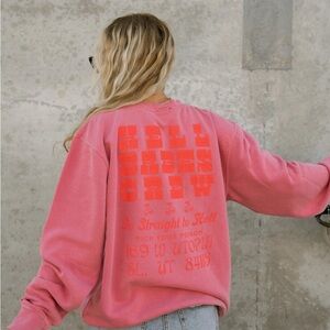 Pink Graphic Sweatshirt